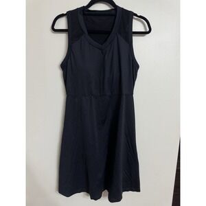 Title Nine Dress Medium Black Pocket Speed Racer Athletic Tennis Golf Hike